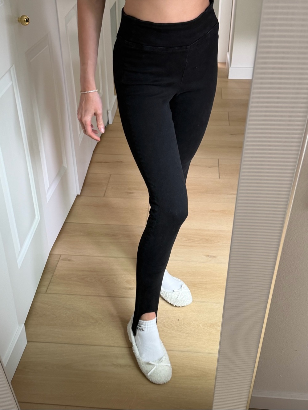 Frame Denim Black Legging Jeans